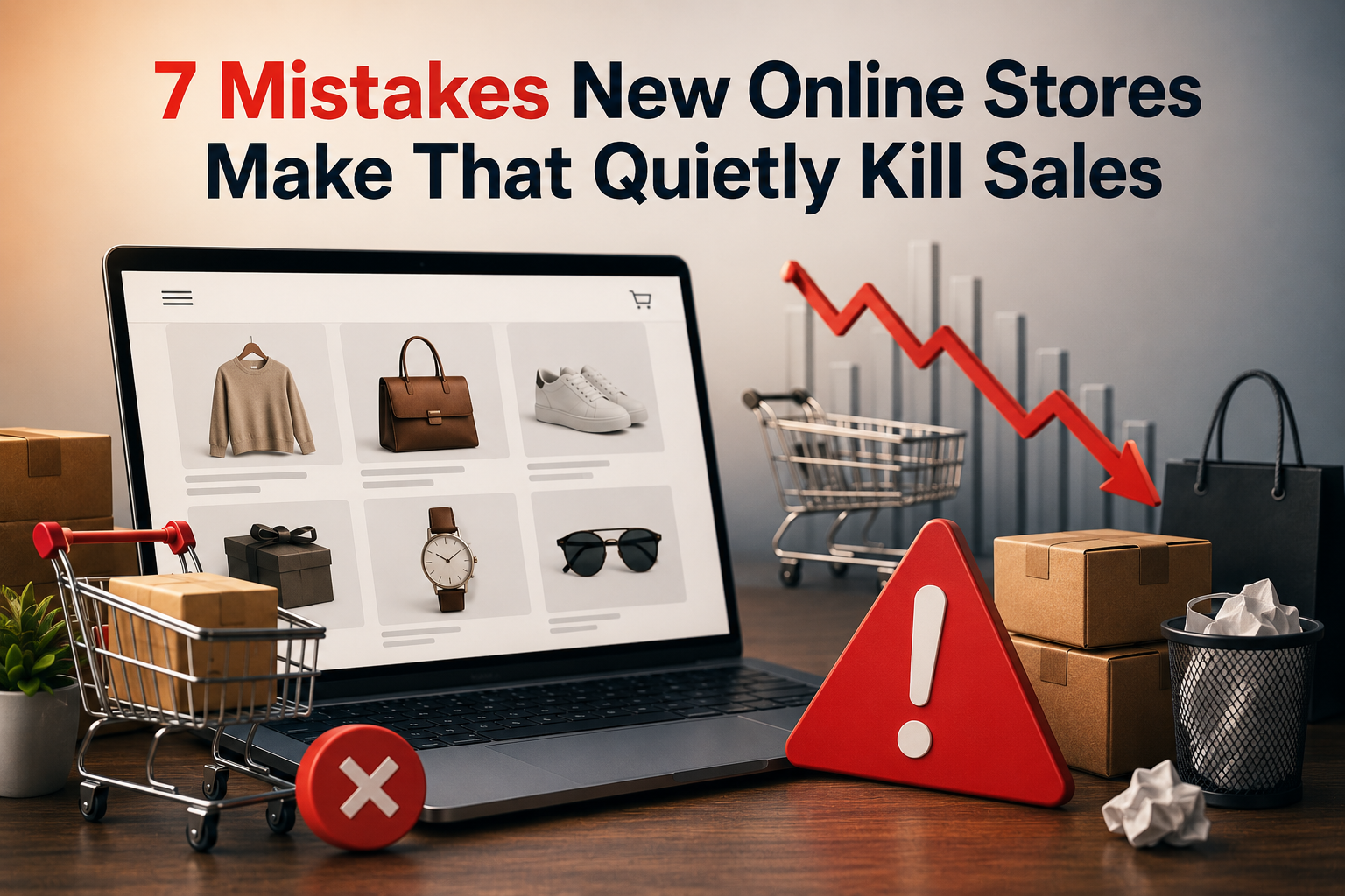 7 Mistakes New Online Stores Make That Quietly Kill Sales