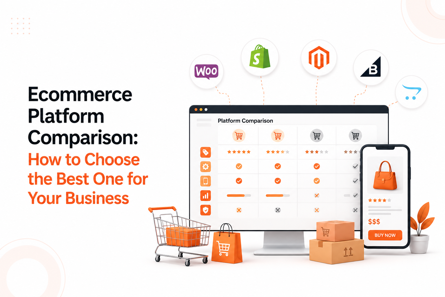 Ecommerce Platform Comparison: How to Choose the Best One for Your Business
