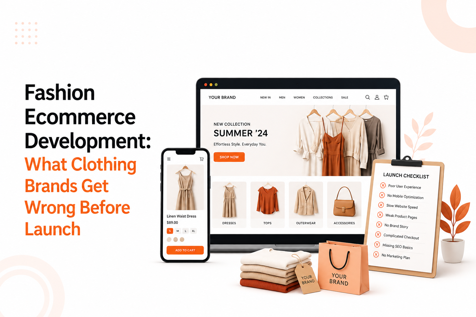 Fashion Ecommerce Development: What Clothing Brands Get Wrong Before Launch